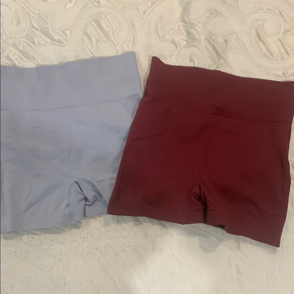 SHEIN Women's Blue and Red Shorts